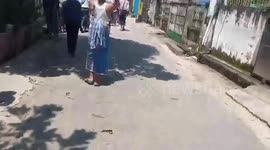 Myanmar pro-military mob hurls rocks at houses of executed political prisoners