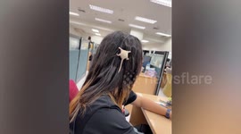 Pet sugar glider stuck in woman’s hair after perching on her head