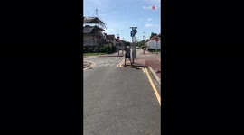 'Man's first skate run as an adult is PACKED with rib-tickling moments '