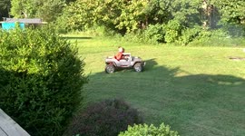 Boy Run Over by Power Wheels