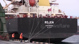 Ships carrying corn departs Odesa, Ukraine