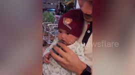 Police arrest idiotic man for putting vape in seven-month-old baby girl's mouth