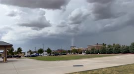 Gustnado spotted in Prosper, Texas