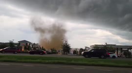 Gustnado caught on camera in Virginia