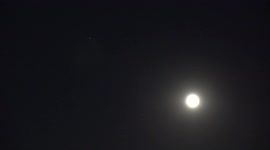 Sturgeon Supermoon seen with Jupiter