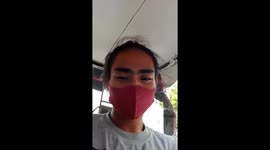 The guy slipped and fell while running to his friends for a joint photo!