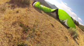 GoPro falls 915 ft. from paramotor (+ recovery)