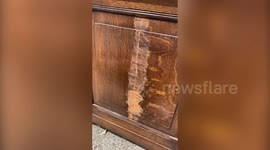 UK man makes thousands of pounds a month selling upcycled furniture