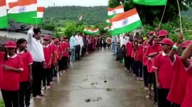 Procession of women perform 'Raksha Bandhan' with trees in central India