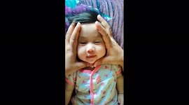 My baby got buly from my sister..she not craying at all..she just shock .