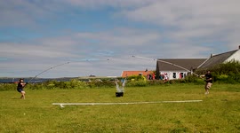 Bubbleologist couple sets world record for largest ever 'bubble net'