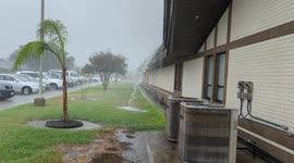 Heavy Tropical Rainfall Moves Onshore In Corpus Christi--South Texas