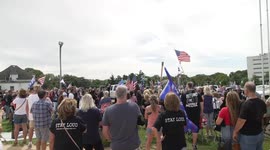Pro-Trump Rally against FBI raid in Long Island NY