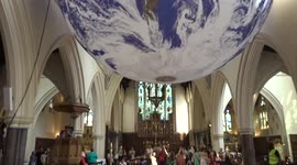 Touring artwork Gaia celebrates planet Earth at All Saints Church Notting Hill - London