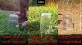 Experiment by a meteorologist shows the effects of droughts - and how they increase the risk of flash floods after rainfall