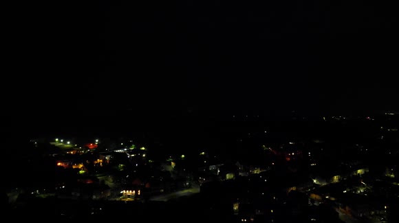 The start of the thunderstorm over Harrogate in North Yorkshire on 15/08/2022 at 9:55pm weather lightning