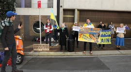 Ukrainians protest at Amnesty International again after report blames them