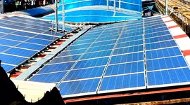 The Indian Northern  Railways save for energy through Solar power