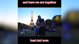 Teen turns dad into unlikely 'dadfluencer' after making him test-shoot all her Paris snaps