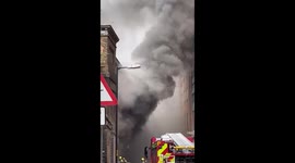 RAW VIDEO: Fire Rages Under Railway Arches In Southwark