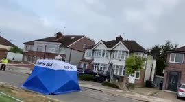 Scene of Greenford mobility scooter stabbing still cordoned off by police