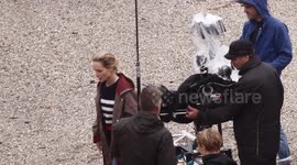 Rosamunde Pilcher location filming Fistral Bay for 