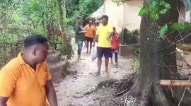 Fire Station officials rescue mother, two children after flood hits eastern India