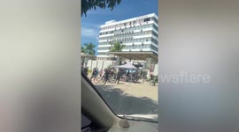 Dozens escape 'illegal Chinese casino' and swim across river from Cambodia to Vietnam