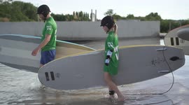 Eight-year-old girl made a splash and became one of the first in the world to trial a new prosthetic arm