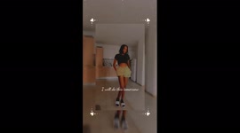 Just me being shy to dance and finding a way to cover it up.