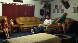 Daughter Does Front Flip