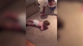 Baby Does Push-Ups