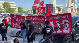 Anti-government protesters hold rally calling for PM to resign in Bangkok, Thailand