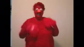 Woman just messed up the song lyrics from Elmo's song theme.