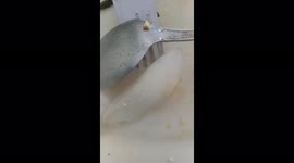 The process of melting ice into water takes a long time if it only relies on the influence of air