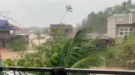 Tropical storm Ma On submerges homes and cars in Philippines