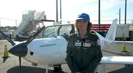 17-year-old Mack Rutherford becomes youngest pilot to fly solo around the world