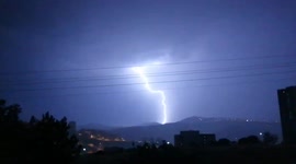 Turkey: Stunning Lightning Seen In Ankara