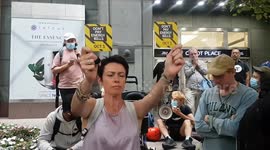 'Don't pay your f****** bills': Activists protest Ofgem's energy price cap increase with London road block