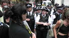 Energy prices: London police ask protesters to leave Ofgem HQ