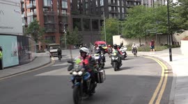 Bikers and supporters turn out to remember Harry Dunn on third anniversary of his death