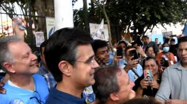 Candidate Rodrigo Garcia in São Paulo, Brazil