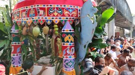 Ganesha festival 2022. Paris 18th arrondissement, rue Pajol. August 28, 2022 . The religious ceremonies will begin at the Sri Manicka Vinayakar Alayam Temple at 9 am. The procession will leave the Temple at 10.30 a.m. and will circulate until 3 p.m