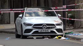 Crime scenes in place after reported double stabbing in Isle of Dogs, London