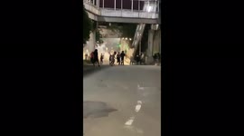 Slashes between young people in the Indonesian capital!