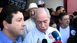 Presidential candidate Ciro Gomes in São Paulo, Brazil