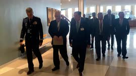 Vice President of Brazil Hamilton Mourao speaks on Joint Women, Peace and Security in Haiti at United Nations in New York