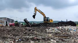 The wet wasted used for organic manure for farming in Northern India