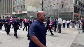 New York Governor Hochul during Dominican Day Parade 2022
