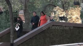 The Cast of Amazon's The Rings Of Power arrive at the premiere held in Leicester Square.